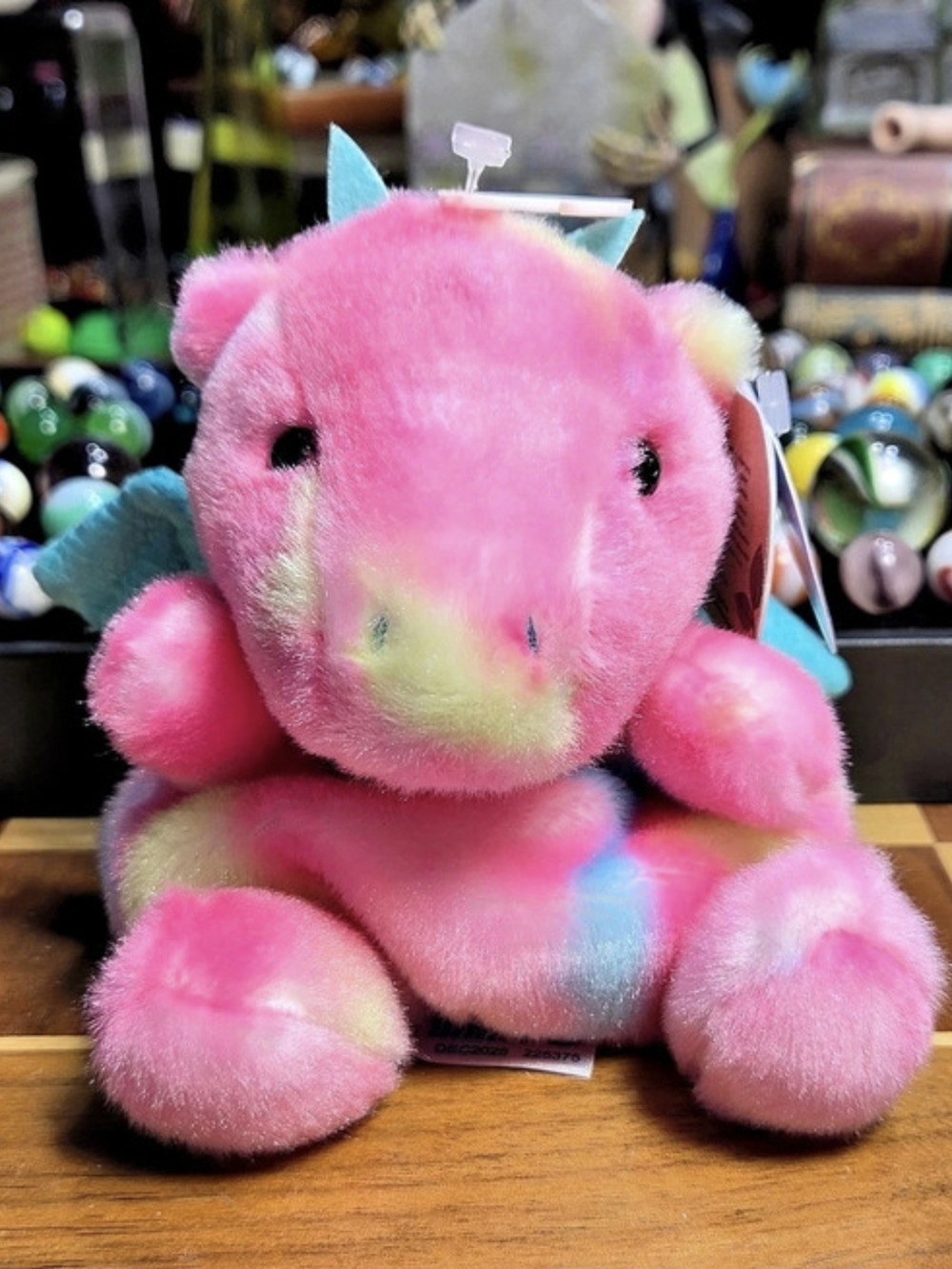 Palm Pals Aria Dragon Plush NWT Pink & Blue